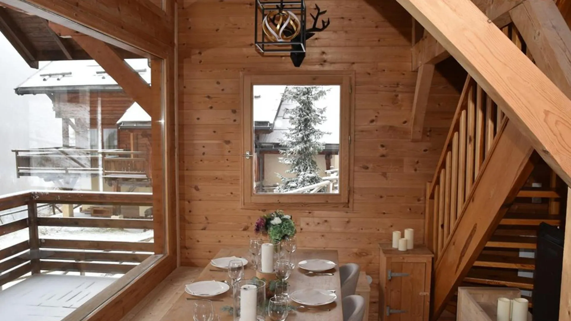 Chalet Cosy A Montgenevre Avec Cheminee Et Wifi - Fr-1-266-244