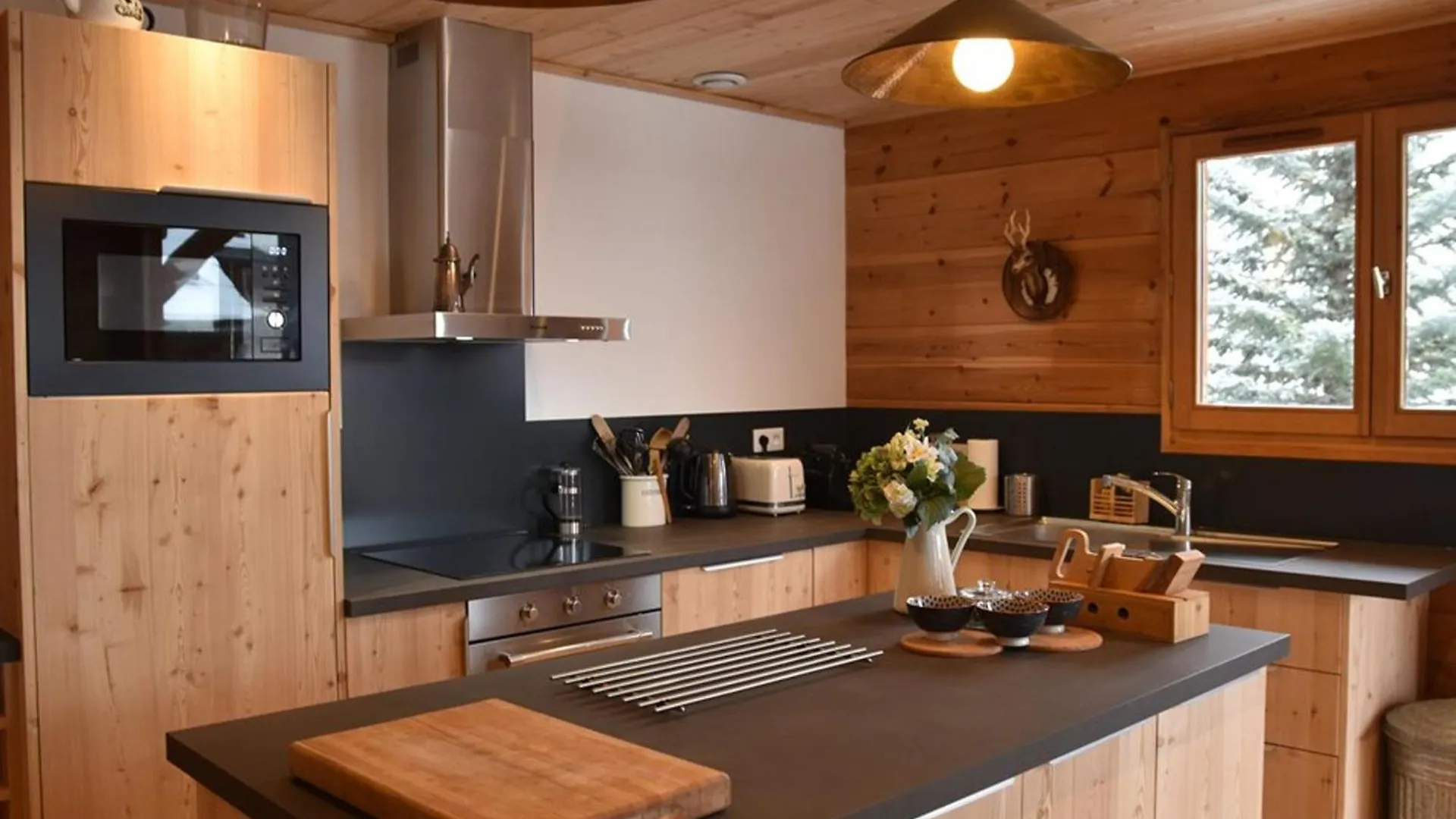 Chalet Cosy A Montgenevre Avec Cheminee Et Wifi - Fr-1-266-244
